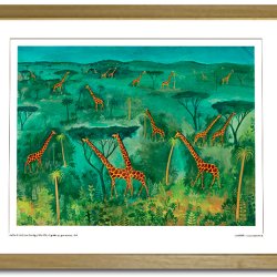 Scherfig plakat 30x40cm i ramme