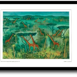 Scherfig plakat 30x40cm i ramme