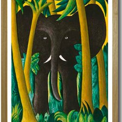 Hans Scherfig poster 60x80cm in frame