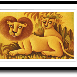 Scherfig plakat 30x40cm i ramme