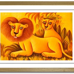 Scherfig plakat 60x80cm i ramme