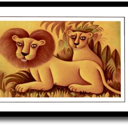 Scherfig plakat 60x80cm i ramme