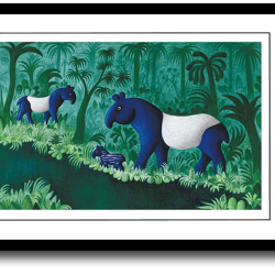 Scherfig plakat 30x40cm i ramme