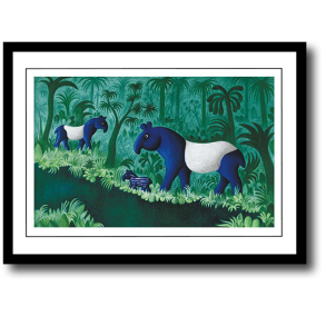 Scherfig plakat 30x40cm i ramme