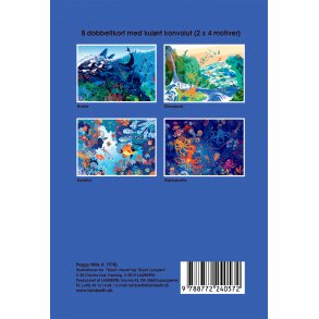 Gaveske med dobbeltkort