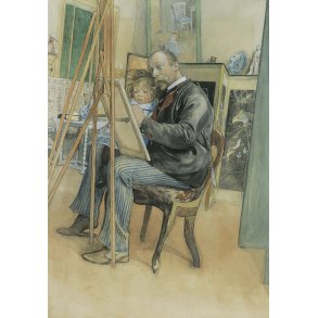 Carl Larsson Note Card