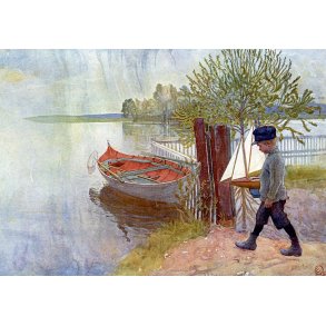 Carl Larsson Note Card