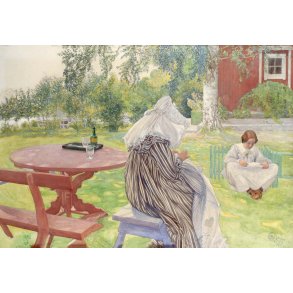 Carl Larsson Note Card
