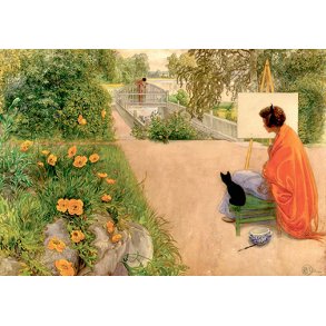 Carl Larsson dobbeltkort