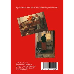 Lille gaveske m. 8 gavemrker