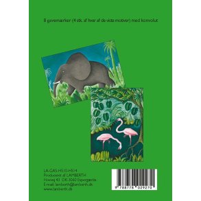 Lille gaveske m. 8 gavemrker