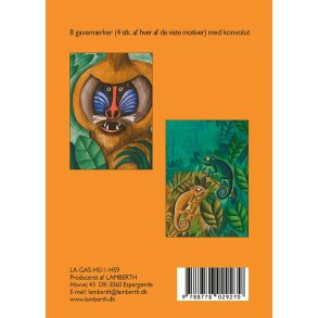 Lille gaveske m. 8 gavemrker