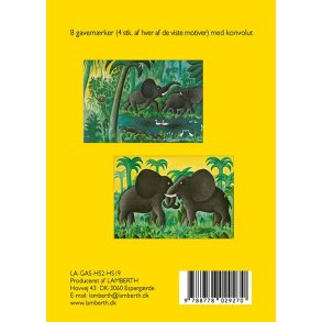 Lille gaveske m. 8 gavemrker