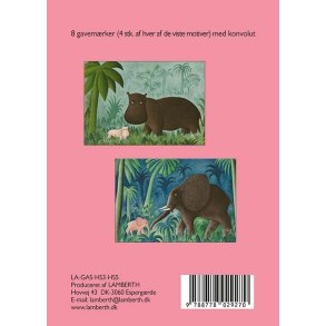 Lille gaveske m. 8 gavemrker