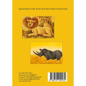 Lille gaveske m. 8 gavemrker