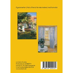 Lille gaveske m. 8 gavemrker