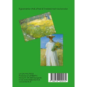 Lille gaveske m. 8 gavemrker