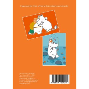 Lille gaveske m. 8 gavemrker