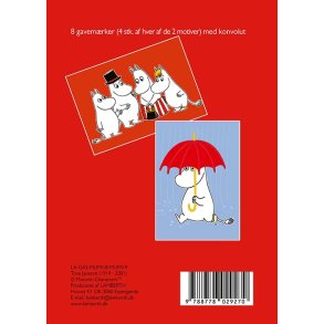 Lille gaveske m. 8 gavemrker