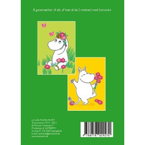 Lille gaveske m. 8 gavemrker