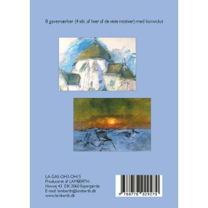 Lille gaveske m. 8 gavemrker