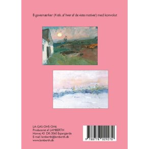 Lille gaveske m. 8 gavemrker