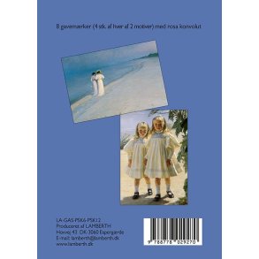 Lille gaveske m. 8 gavemrker