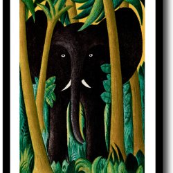 Hans Scherfig poster 60x80cm in frame