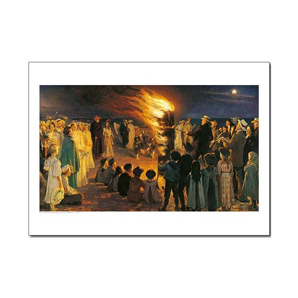 befolkning Besættelse Overlegenhed P.S. Krøyer - Sankt Hans aftenblus på Skagen strand