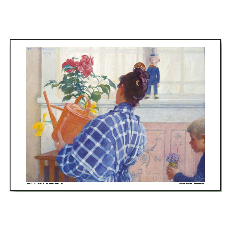 Carl Larsson plakat 30x40cm