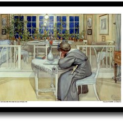 Carl Larsson plakat 30x40cm i ramme