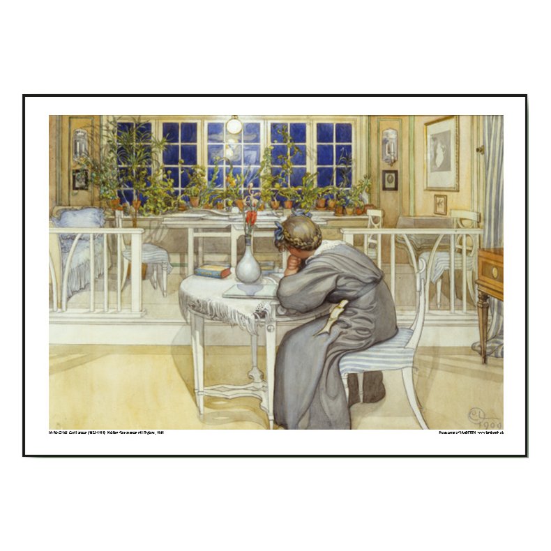 Carl Larsson plakat 30x40cm