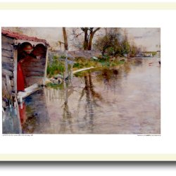Carl Larsson plakat 30x40cm i ramme