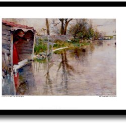 Carl Larsson plakat 30x40cm i ramme