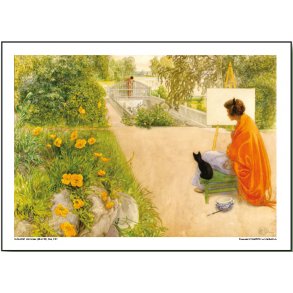 Carl Larsson plakat 30x40cm