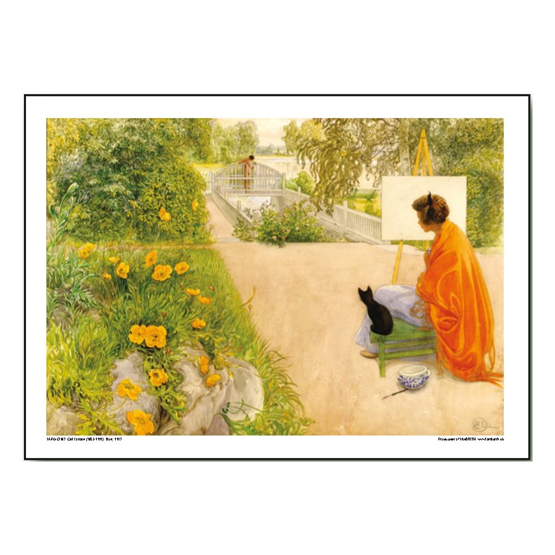 Carl Larsson plakat 30x40cm