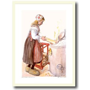Carl Larsson plakat 30x40cm i ramme