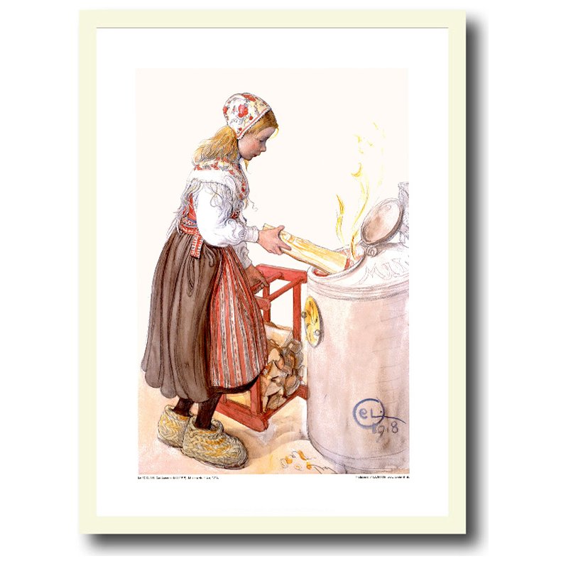 Carl Larsson plakat 30x40cm i ramme