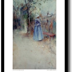 Carl Larsson plakat 30x40cm i ramme