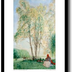 Carl Larsson plakat 30x40cm i ramme