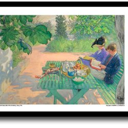 Carl Larsson plakat 30x40cm i ramme