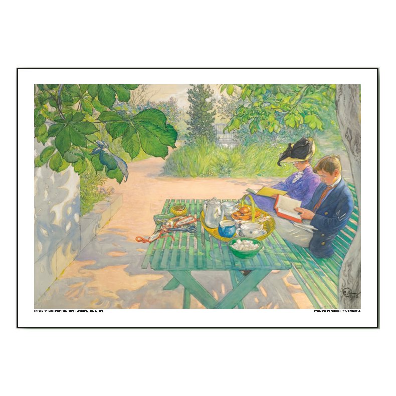 Carl Larsson plakat 30x40cm