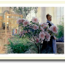 Carl Larsson plakat 30x40cm i ramme
