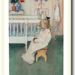 Carl Larsson plakat 30x40cm i ramme