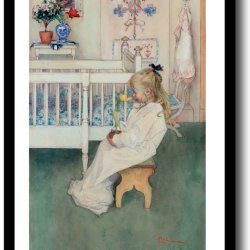 Carl Larsson plakat 30x40cm i ramme