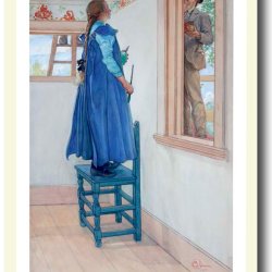 Carl Larsson plakat 30x40cm i ramme