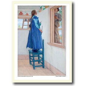 Carl Larsson plakat 30x40cm i ramme