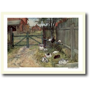 Carl Larsson plakat 30x40cm i ramme