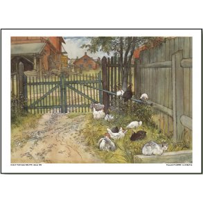 Carl Larsson plakat 30x40cm