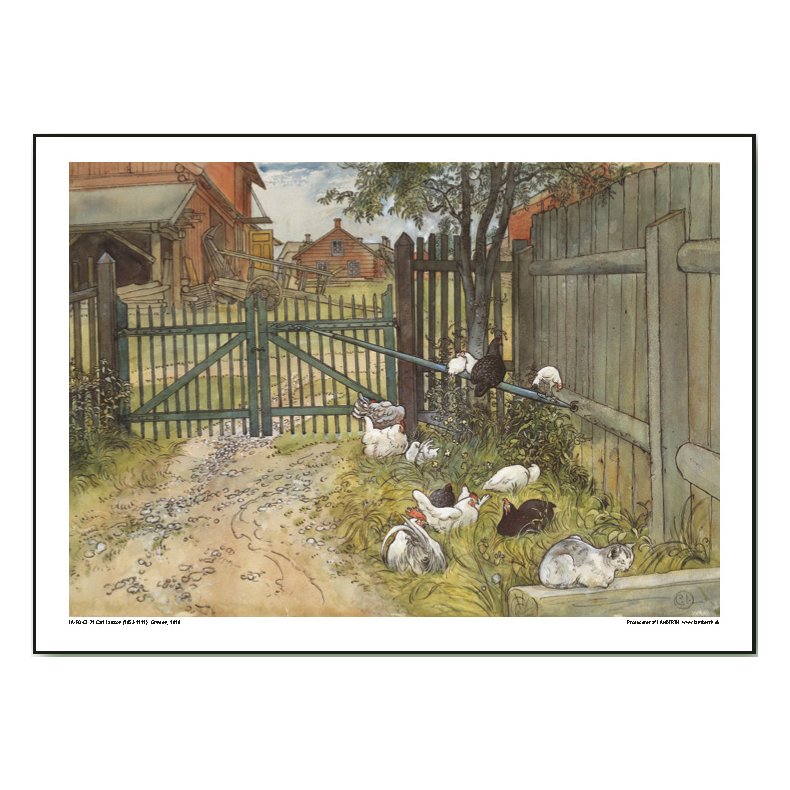Carl Larsson plakat 30x40cm